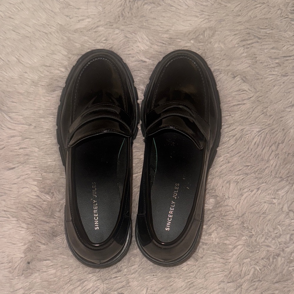 Sincerely Jules Black Loafers